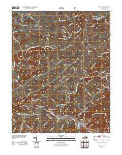 Damascus Virginia Historical topographic map, 1:24000 scale, 7.5 X 7.5 Minute, Year 2011