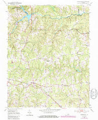 Danieltown Virginia Historical topographic map, 1:24000 scale, 7.5 X 7.5 Minute, Year 1951