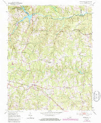 Danieltown Virginia Historical topographic map, 1:24000 scale, 7.5 X 7.5 Minute, Year 1951