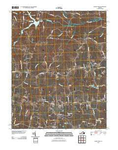 Danieltown Virginia Historical topographic map, 1:24000 scale, 7.5 X 7.5 Minute, Year 2010
