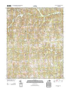 Danieltown Virginia Historical topographic map, 1:24000 scale, 7.5 X 7.5 Minute, Year 2013