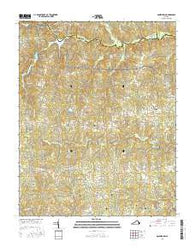 Danieltown Virginia Current topographic map, 1:24000 scale, 7.5 X 7.5 Minute, Year 2016
