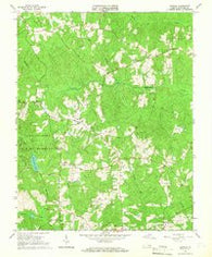Danville Virginia Historical topographic map, 1:24000 scale, 7.5 X 7.5 Minute, Year 1964