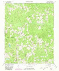 Danville Virginia Historical topographic map, 1:24000 scale, 7.5 X 7.5 Minute, Year 1964