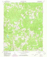 Danville Virginia Historical topographic map, 1:24000 scale, 7.5 X 7.5 Minute, Year 1964