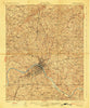 Danville Virginia Historical topographic map, 1:62500 scale, 15 X 15 Minute, Year 1925