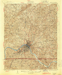 Danville Virginia Historical topographic map, 1:62500 scale, 15 X 15 Minute, Year 1925