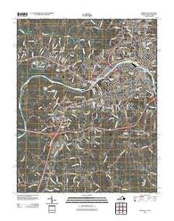 Danville Virginia Historical topographic map, 1:24000 scale, 7.5 X 7.5 Minute, Year 2011