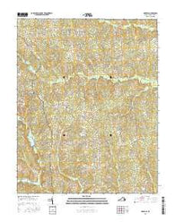 Darvills Virginia Current topographic map, 1:24000 scale, 7.5 X 7.5 Minute, Year 2016