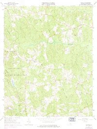 Darvills Virginia Historical topographic map, 1:24000 scale, 7.5 X 7.5 Minute, Year 1964