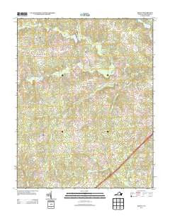 DeWitt Virginia Historical topographic map, 1:24000 scale, 7.5 X 7.5 Minute, Year 2013