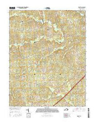 DeWitt Virginia Current topographic map, 1:24000 scale, 7.5 X 7.5 Minute, Year 2016