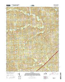 DeWitt Virginia Current topographic map, 1:24000 scale, 7.5 X 7.5 Minute, Year 2016