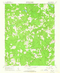 De Witt Virginia Historical topographic map, 1:24000 scale, 7.5 X 7.5 Minute, Year 1963