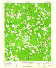 De Witt Virginia Historical topographic map, 1:24000 scale, 7.5 X 7.5 Minute, Year 1943