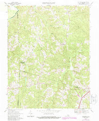 Deatonville Virginia Historical topographic map, 1:24000 scale, 7.5 X 7.5 Minute, Year 1968