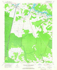 Deep Creek Virginia Historical topographic map, 1:24000 scale, 7.5 X 7.5 Minute, Year 1954