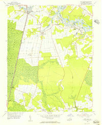 Deep Creek Virginia Historical topographic map, 1:24000 scale, 7.5 X 7.5 Minute, Year 1954