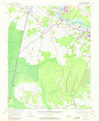 Deep Creek Virginia Historical topographic map, 1:24000 scale, 7.5 X 7.5 Minute, Year 1954