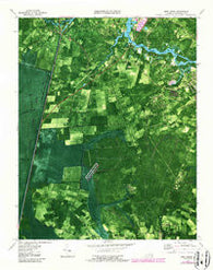 Deep Creek Virginia Historical topographic map, 1:24000 scale, 7.5 X 7.5 Minute, Year 1977