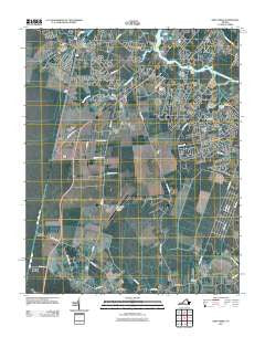 Deep Creek Virginia Historical topographic map, 1:24000 scale, 7.5 X 7.5 Minute, Year 2011