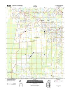 Deep Creek Virginia Historical topographic map, 1:24000 scale, 7.5 X 7.5 Minute, Year 2013