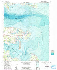 Deltaville Virginia Historical topographic map, 1:24000 scale, 7.5 X 7.5 Minute, Year 1964