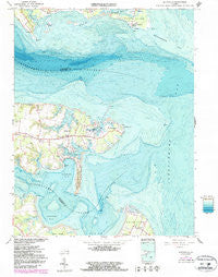 Deltaville Virginia Historical topographic map, 1:24000 scale, 7.5 X 7.5 Minute, Year 1964