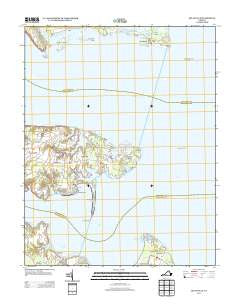 Deltaville Virginia Historical topographic map, 1:24000 scale, 7.5 X 7.5 Minute, Year 2013