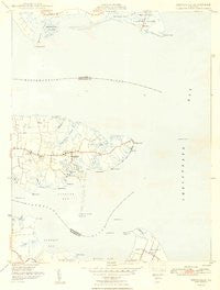 Deltaville Virginia Historical topographic map, 1:24000 scale, 7.5 X 7.5 Minute, Year 1948