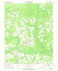 Dendron Virginia Historical topographic map, 1:24000 scale, 7.5 X 7.5 Minute, Year 1969