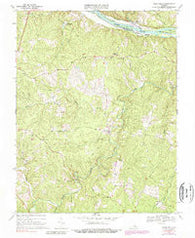 Diana Mills Virginia Historical topographic map, 1:24000 scale, 7.5 X 7.5 Minute, Year 1967