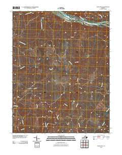 Diana Mills Virginia Historical topographic map, 1:24000 scale, 7.5 X 7.5 Minute, Year 2010