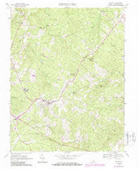 Dillwyn Virginia Historical topographic map, 1:24000 scale, 7.5 X 7.5 Minute, Year 1968