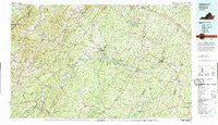 Dillwyn Virginia Historical topographic map, 1:100000 scale, 30 X 60 Minute, Year 1979