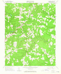 Dinwiddie Virginia Historical topographic map, 1:24000 scale, 7.5 X 7.5 Minute, Year 1963