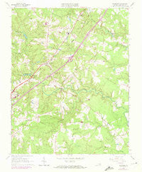 Dinwiddie Virginia Historical topographic map, 1:24000 scale, 7.5 X 7.5 Minute, Year 1963