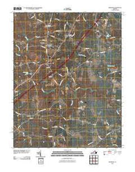 Dinwiddie Virginia Historical topographic map, 1:24000 scale, 7.5 X 7.5 Minute, Year 2010