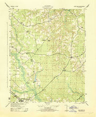 Disputanta Virginia Historical topographic map, 1:31680 scale, 7.5 X 7.5 Minute, Year 1943