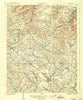 Disputanta Virginia Historical topographic map, 1:62500 scale, 15 X 15 Minute, Year 1919