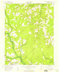 Disputanta North Virginia Historical topographic map, 1:24000 scale, 7.5 X 7.5 Minute, Year 1956