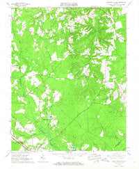 Disputanta North Virginia Historical topographic map, 1:24000 scale, 7.5 X 7.5 Minute, Year 1965