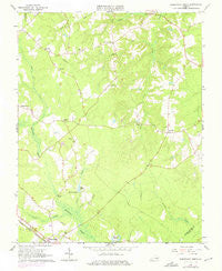 Disputanta North Virginia Historical topographic map, 1:24000 scale, 7.5 X 7.5 Minute, Year 1965