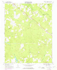 Disputanta South Virginia Historical topographic map, 1:24000 scale, 7.5 X 7.5 Minute, Year 1968