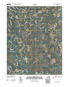 Disputanta North Virginia Historical topographic map, 1:24000 scale, 7.5 X 7.5 Minute, Year 2010
