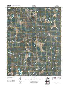 Disputanta South Virginia Historical topographic map, 1:24000 scale, 7.5 X 7.5 Minute, Year 2011