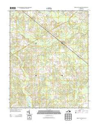 Disputanta South Virginia Historical topographic map, 1:24000 scale, 7.5 X 7.5 Minute, Year 2013
