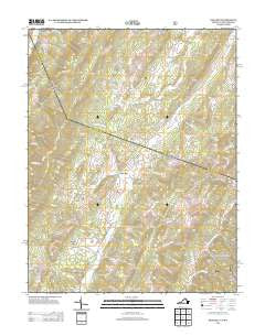 Doe Hill Virginia Historical topographic map, 1:24000 scale, 7.5 X 7.5 Minute, Year 2013