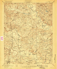 Doswell Virginia Historical topographic map, 1:62500 scale, 15 X 15 Minute, Year 1918