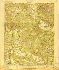 Doswell Virginia Historical topographic map, 1:62500 scale, 15 X 15 Minute, Year 1918